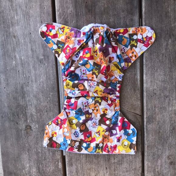 Earth Day Tee Shirt Tank Top Print Pocket Diaper Snaps One Size - Picture 4 of 6